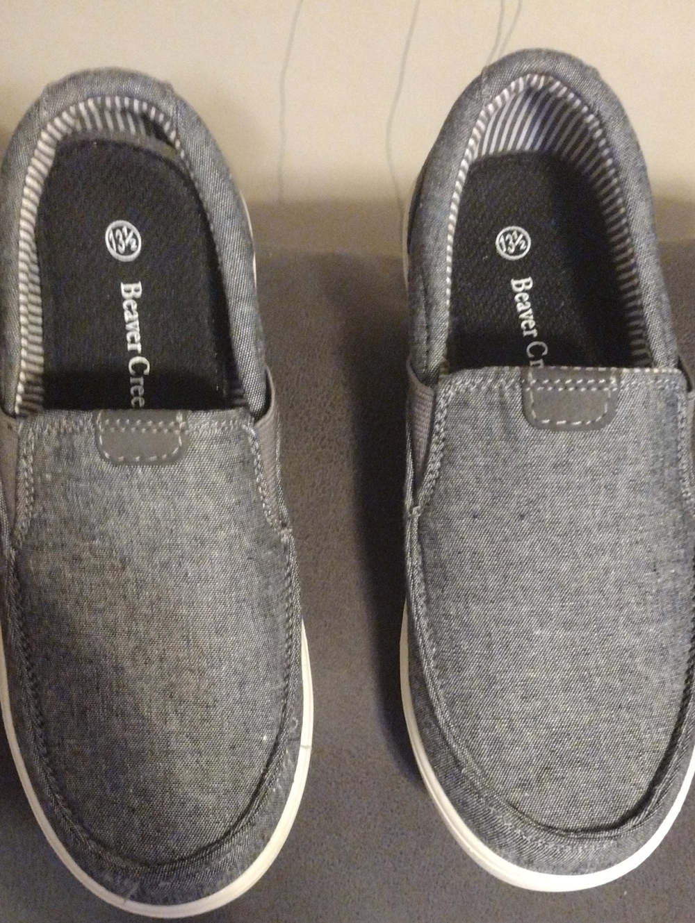 Boy’s Slip-On Canvas Shoes — Gray By Beaver Creek From JC Pennys